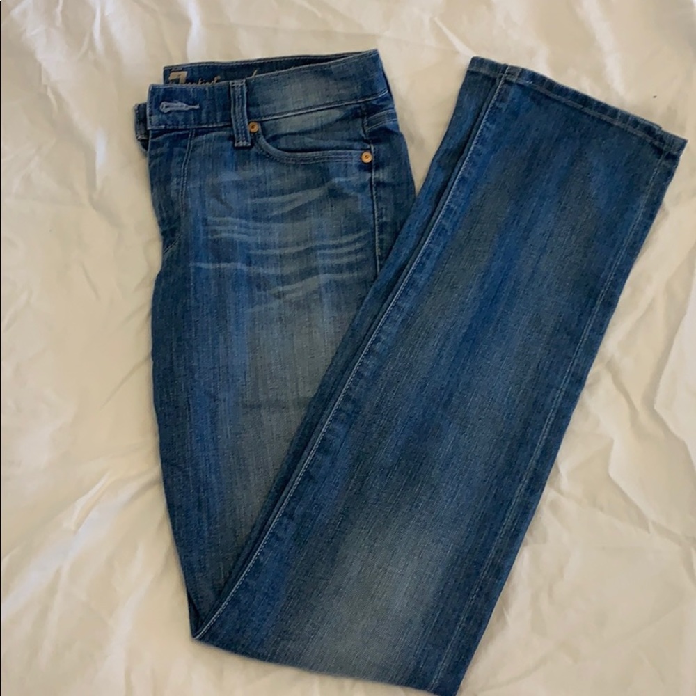 7 for All Mankind straight leg jeans